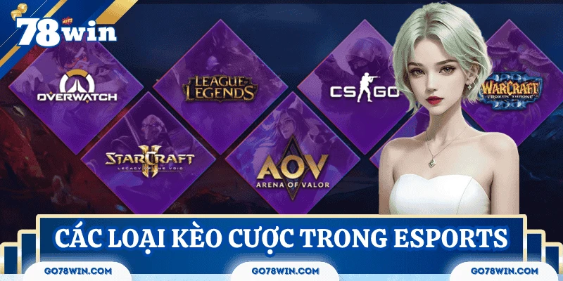 Tổng hợp loại kèo cược thể thao điện tử phổ biến
