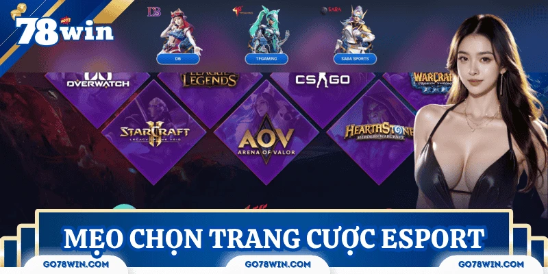 Kinh nghiệm chọn trang cá cược Esport chất lượng